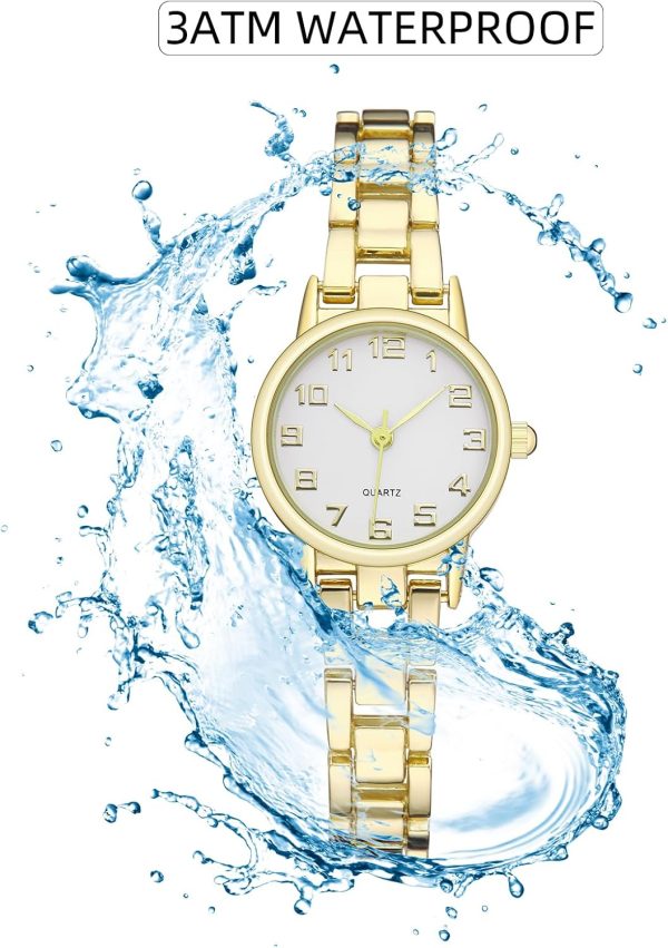 Waterproof Wrist Watch Small Thin Bracelet Quartz Watch - Image 5