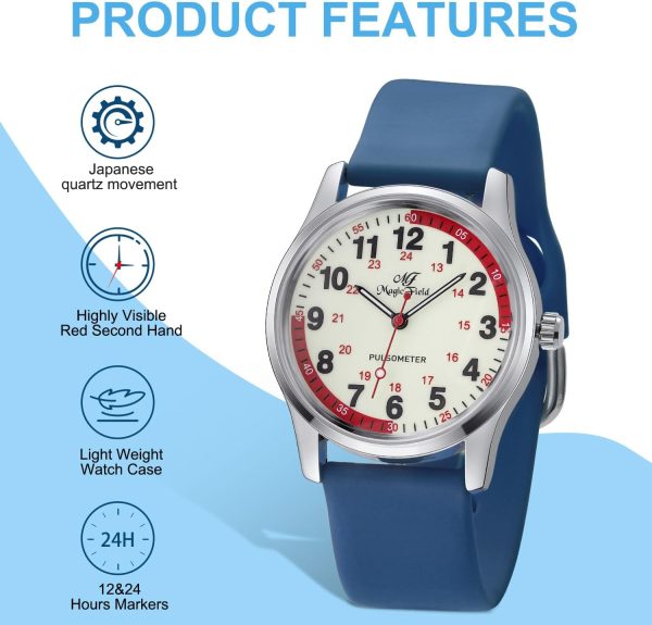 Watch Analog with Second Hand Easy to Read - Image 8