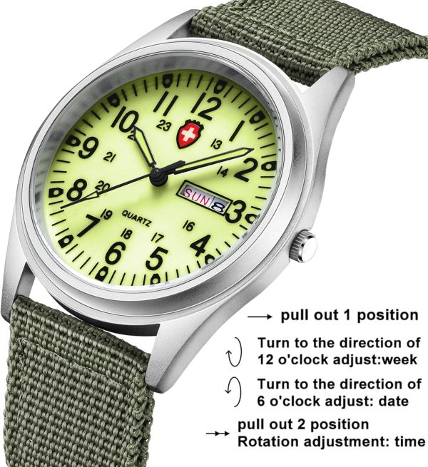 Watches Sport Nylon Strap Stylish Men Watch Fashion Watches - Image 2